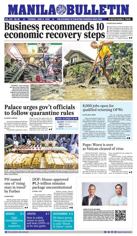 business news today philippines manila bulletin|Philippines Business, Financial And Economic News .